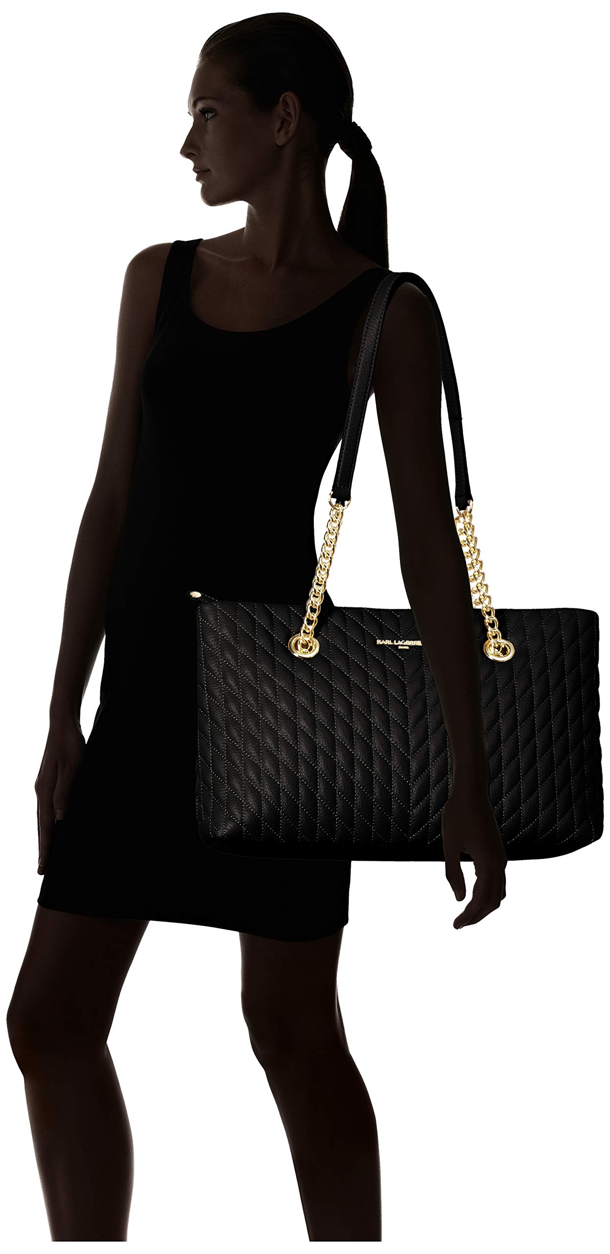 Karl Lagerfeld Paris Karolina Tote Bag - Stylish Designer Handbag for Women, Perfect for Work, Travel & Everyday Use