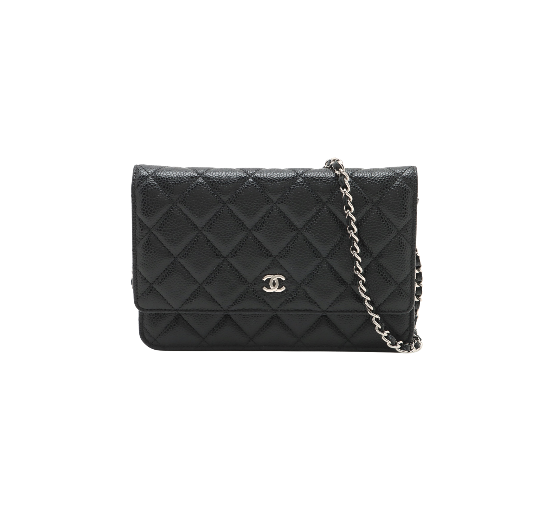 Chanel Caviar Black Wallet on Chain WOC - Luxury Crossbody Bag for Women | Perfect for Evening Events, Parties & Daily Use