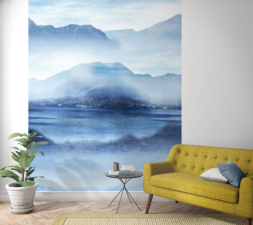 Smart Art Easy Lake Mist - Premium Digital Art Frame for Home & Office Decor - Perfect for Living Rooms, Bedrooms & Workspaces