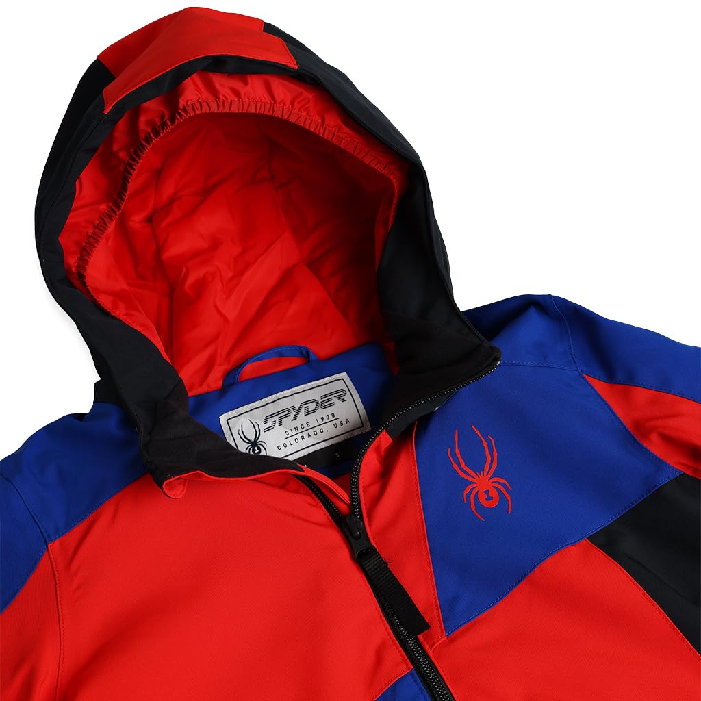 Spyder Boys Ambush Insulated Ski Jacket - Waterproof Winter Jacket for Kids - Warm Snow Jacket for Skiing, Snowboarding & Outdoor Activities