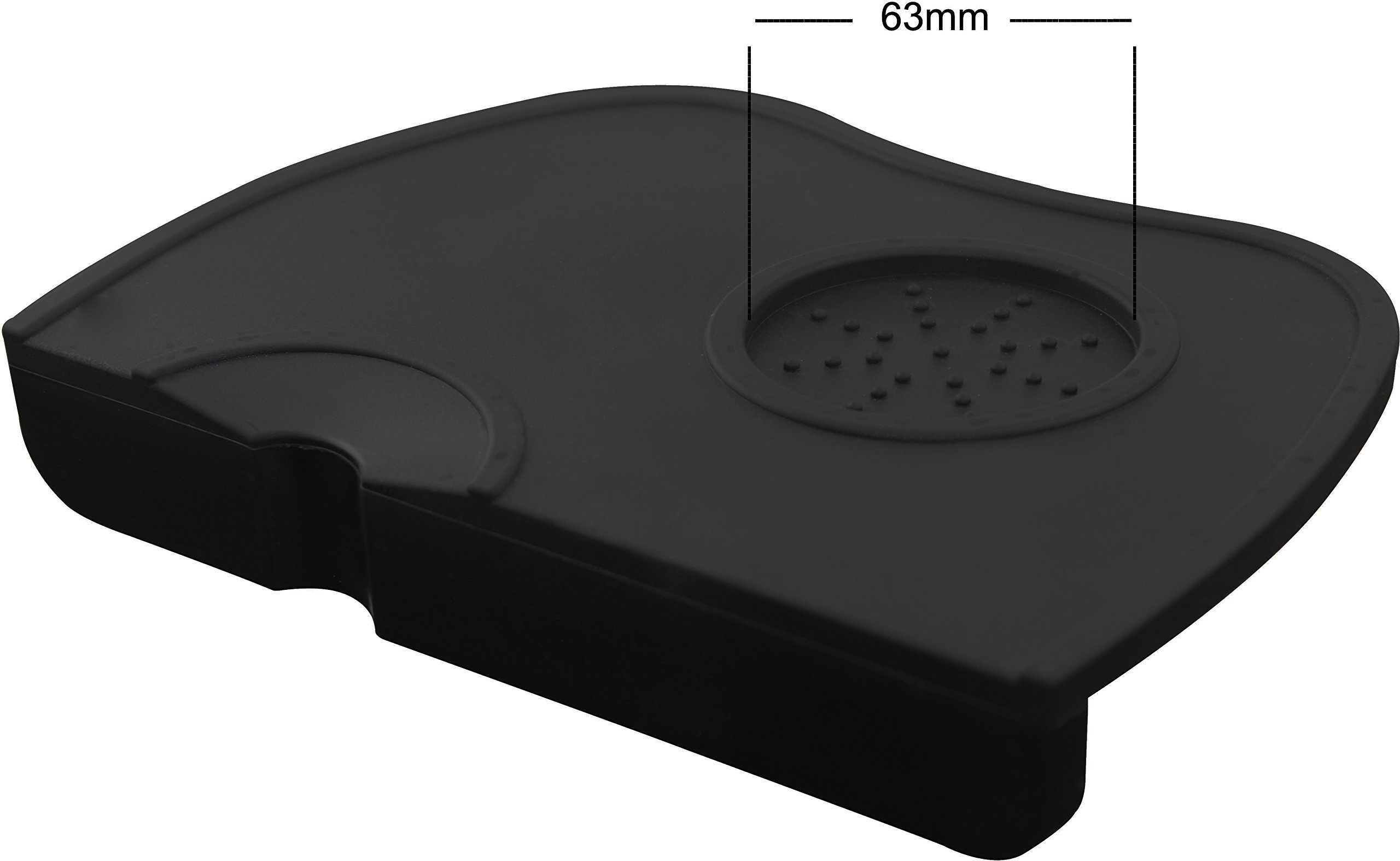 Apexstone 8x6 Inch Silicone Coffee Tamper Mat - Non-Slip Espresso Tamping Station for Baristas & Home Brewing - Perfect for Coffee Shops, Kitchen Countertops & Espresso Machines