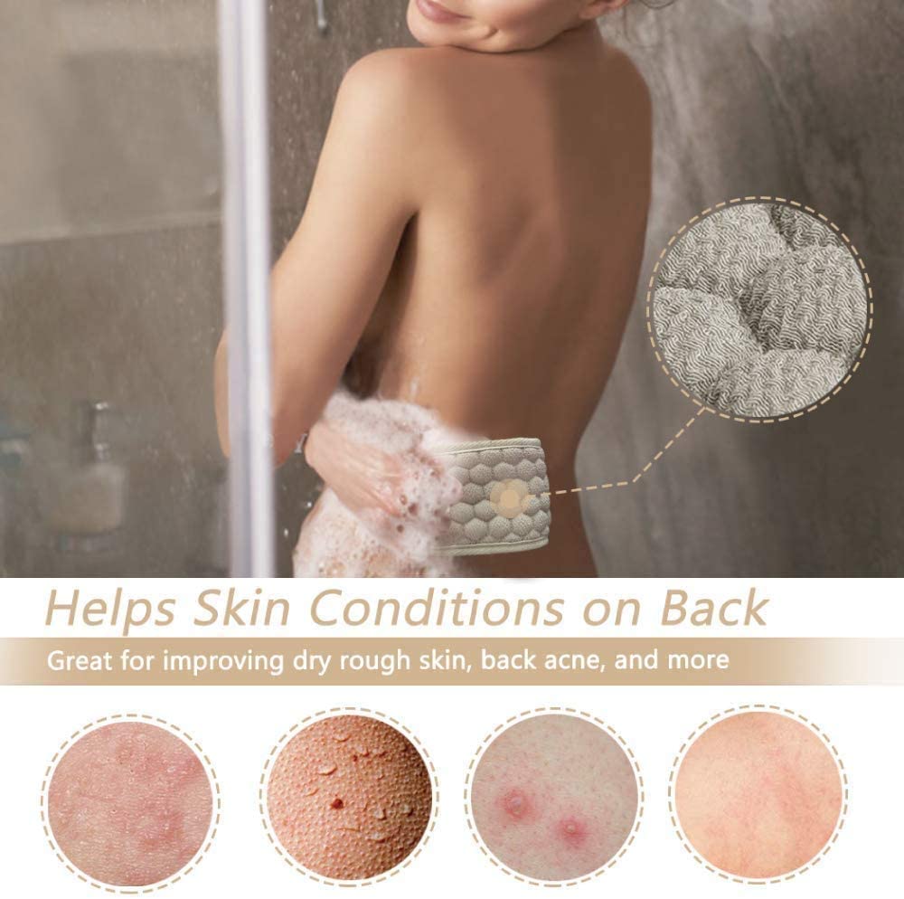 Exfoliating Back Scrubber for Shower - 32