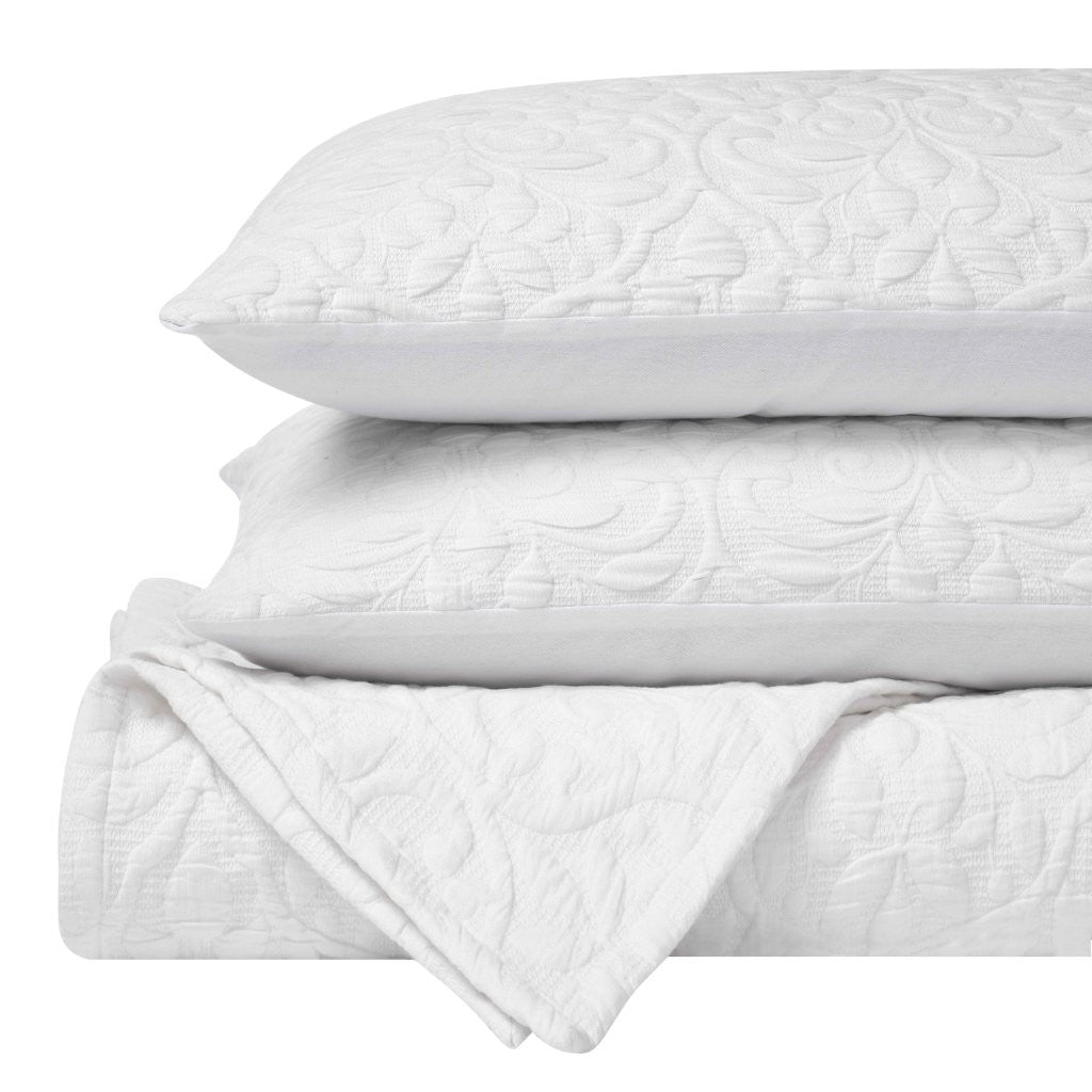 Premium Vineyard Cotton Blend Medium Weight Matelasse Woven Coverlet - Soft Bedspread for All Seasons | Perfect for Guest Rooms, Master Bedrooms & Cozy Home Decor