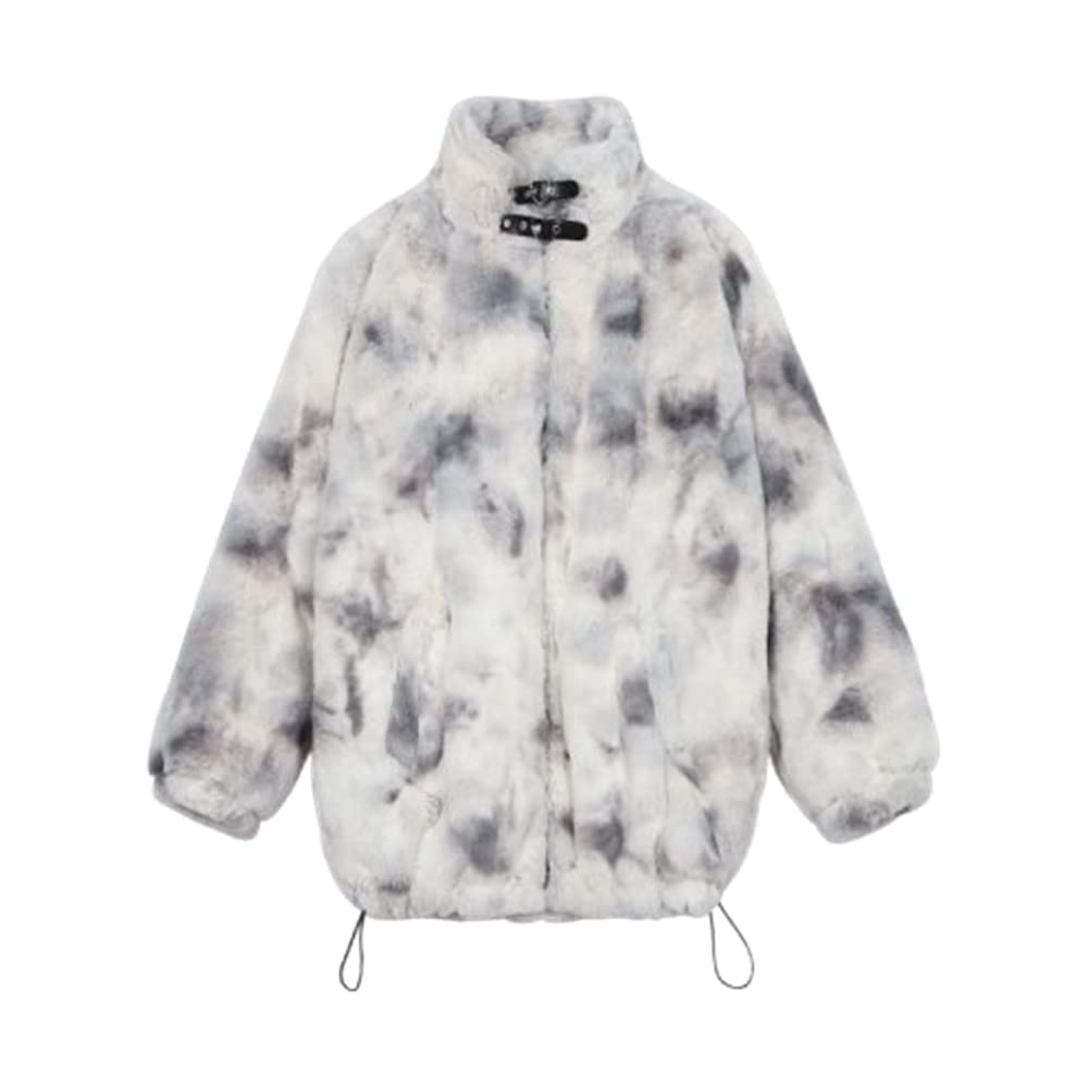 Women's Faux Fur Jacket - Winter Lamb Wool Coat for Women | Loose Fit Warm Outerwear for Casual, Office & Holiday Outfits