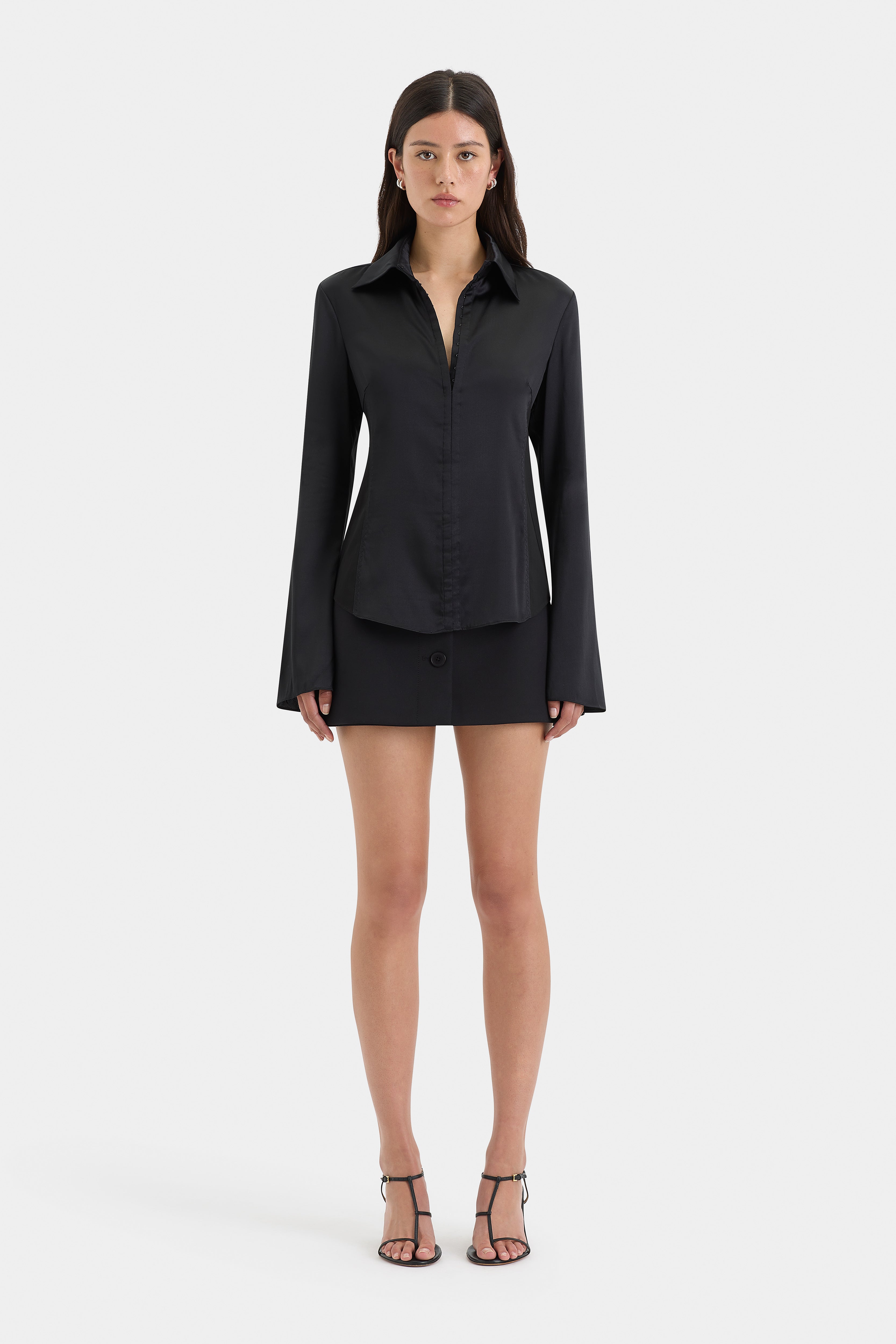Sonora Evening Shirt for Women - Elegant Flowy Blouse for Night Out, Dinner Date & Special Occasions | Comfortable & Stylish Party Top