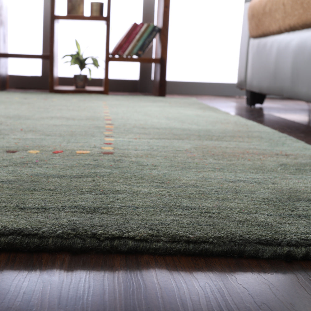 Premium Hand-Knotted Wool Rug from Cebu - Soft & Durable for Living Room, Bedroom, or Office Decor