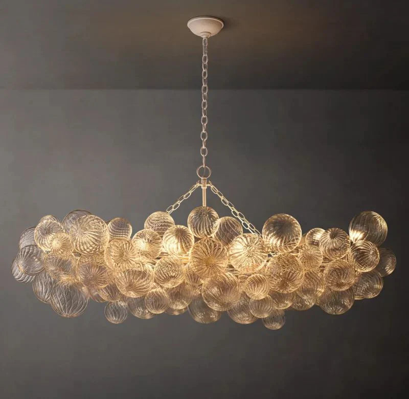 Tammy Linear Glass Ball Chandelier - 63