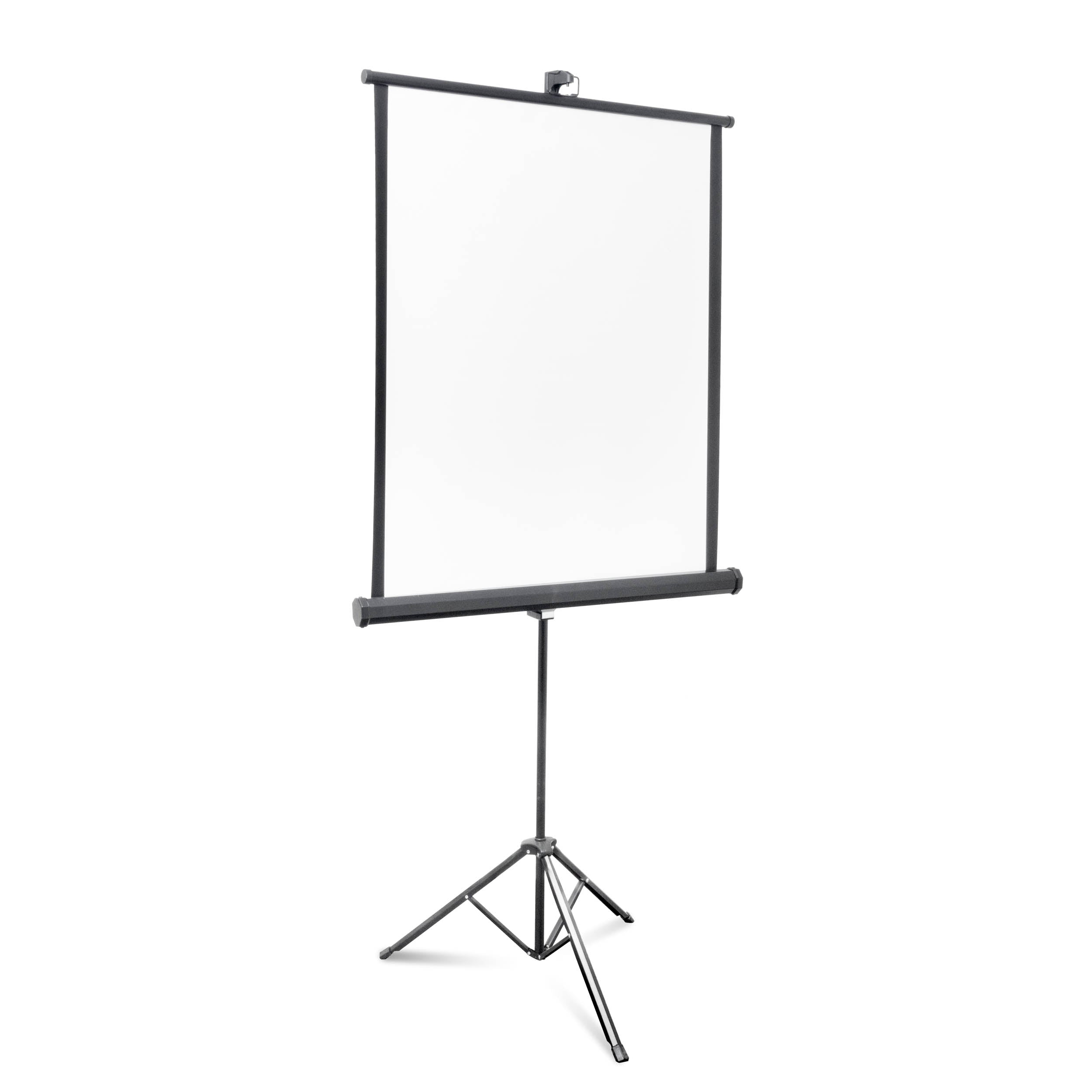 78x132cm White Retractable Photo ID Background Screen with Built-in Stand - Perfect for Passport Photos, Professional Portraits & Studio Backdrops