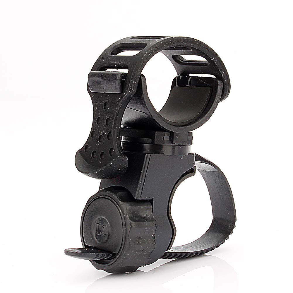 Janzoom Bike Flashlight Clip - Durable Rubber Pad Mount for Bicycle Lights - Perfect for Night Cycling, Commuting & Outdoor Adventures