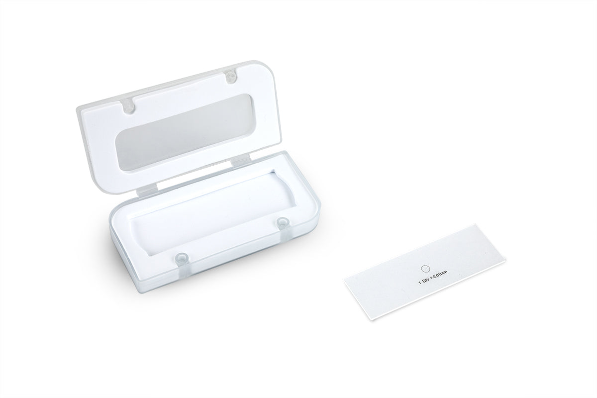 Professional Microscope Calibration Slide - High Precision Measurement Tool for Lab & Research | Perfect for Microscopy, Quality Control & Scientific Experiments