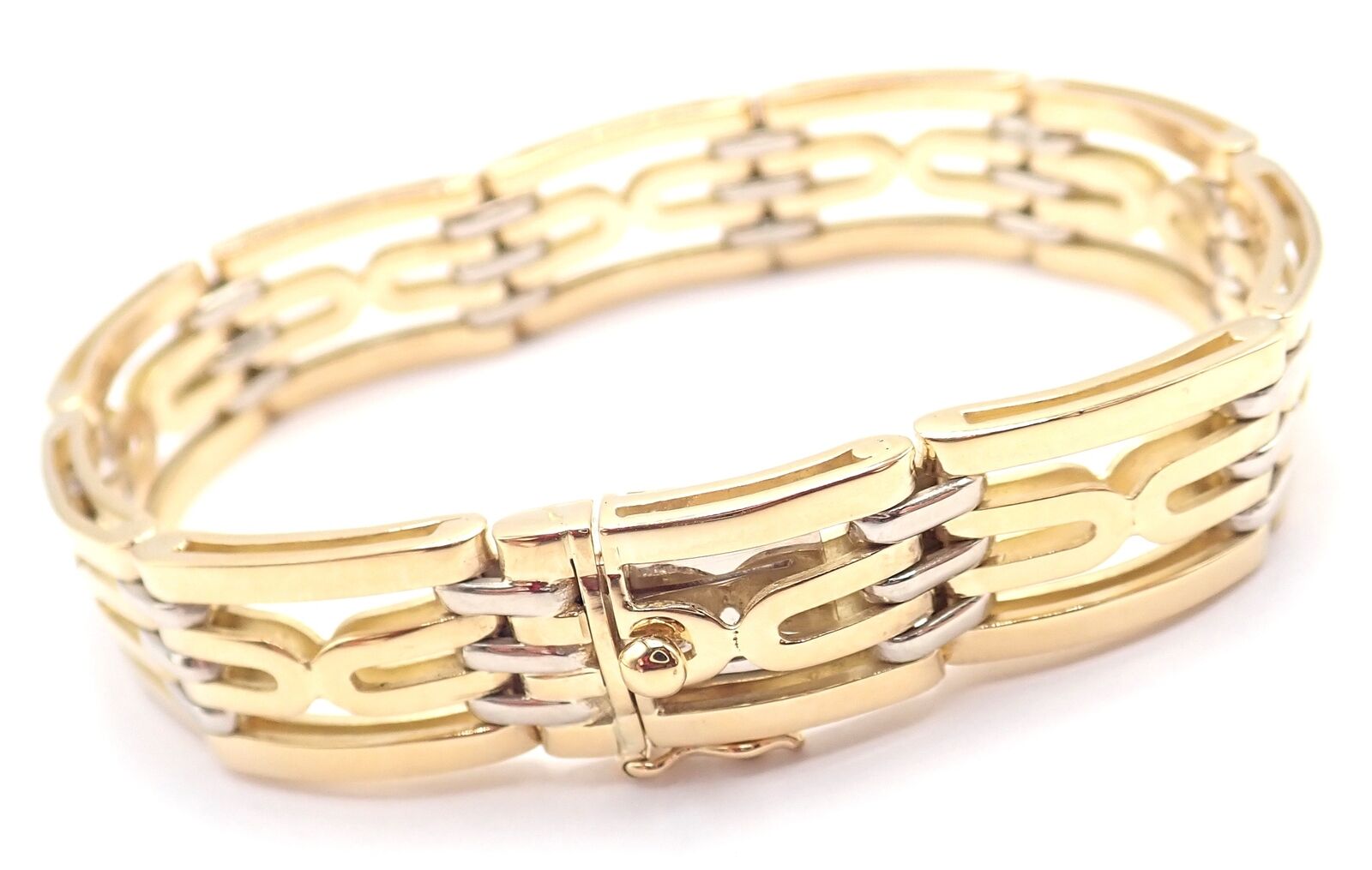 Authentic Vintage Bvlgari 18k Yellow Gold Link Bracelet for Women - Luxury Italian Jewelry Gift for Anniversary, Birthday & Special Occasions