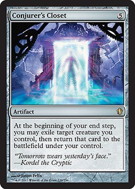 Magic The Gathering - Conjurer's Closet (239/356) - Commander 2013 MTG Card | Rare Creature Control Tool for Commander & Modern Decks | Perfect for Board Wipes & Creature Synergy Strategies
