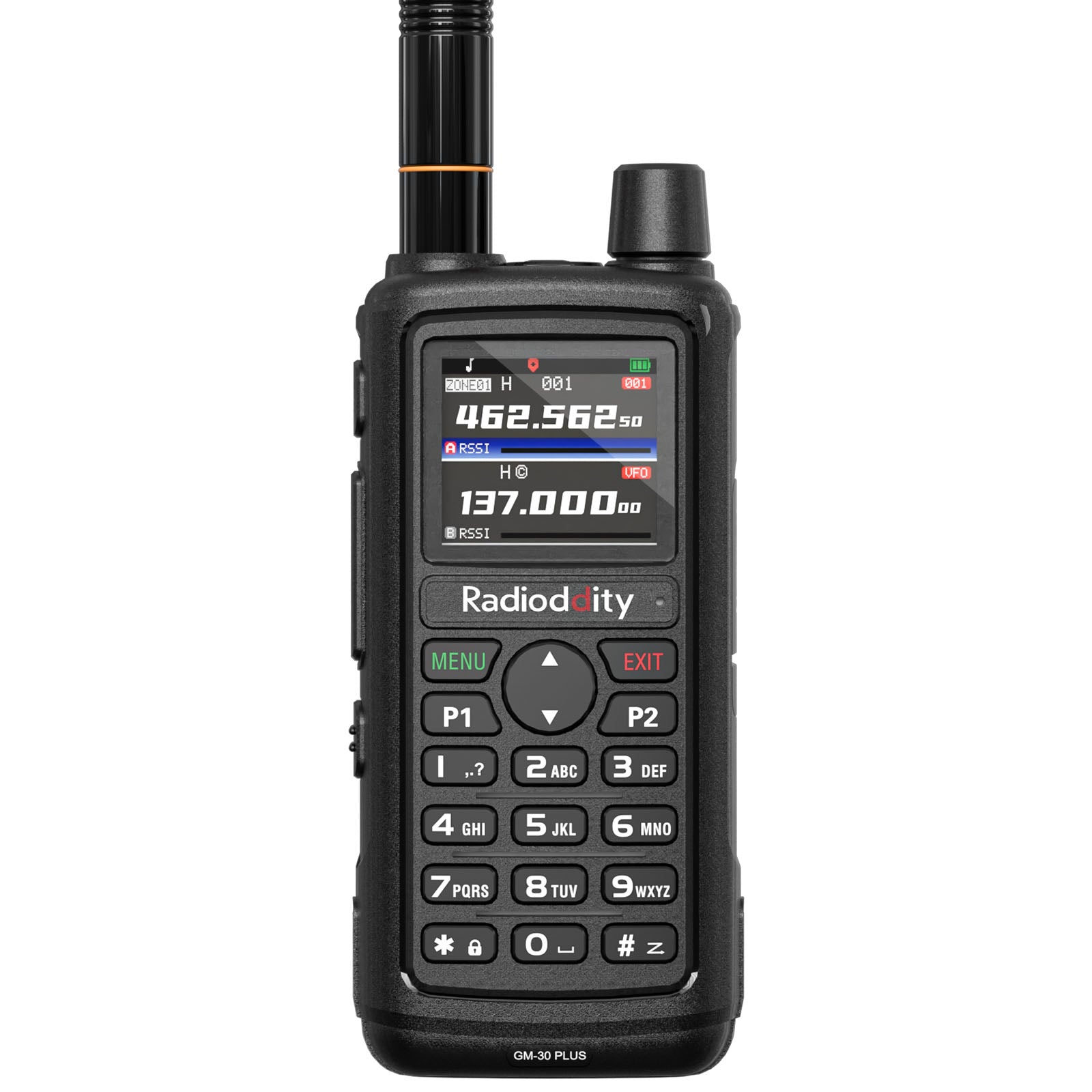 Radioddity GM-30 Plus GMRS Two-Way Radio - Long Range Walkie Talkie for Outdoor Adventures, Hiking, Camping & Emergency Communication (Open Box)