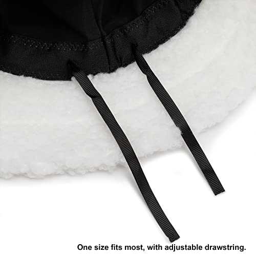 Stylish Furry Bucket Hat for Women & Men - Trendy Winter Fashion Accessory - Perfect for Outdoor Activities, Music Festivals & Streetwear