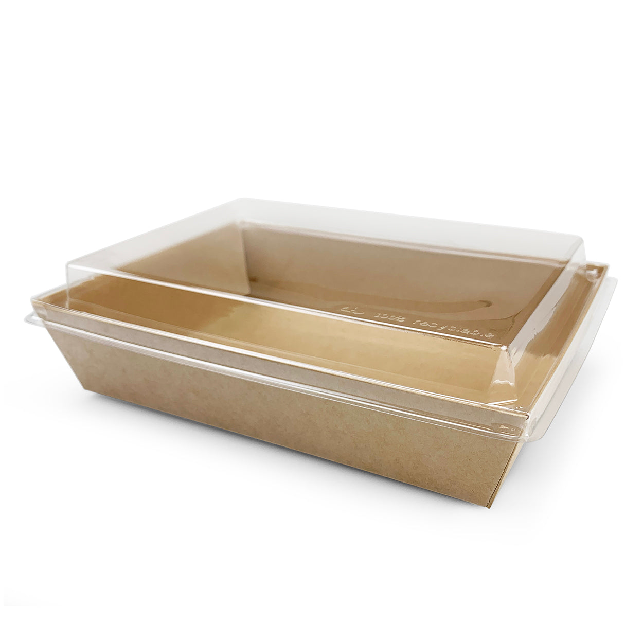 Eco-Friendly Kraft Greaseproof Paper Sushi Tray 8.1