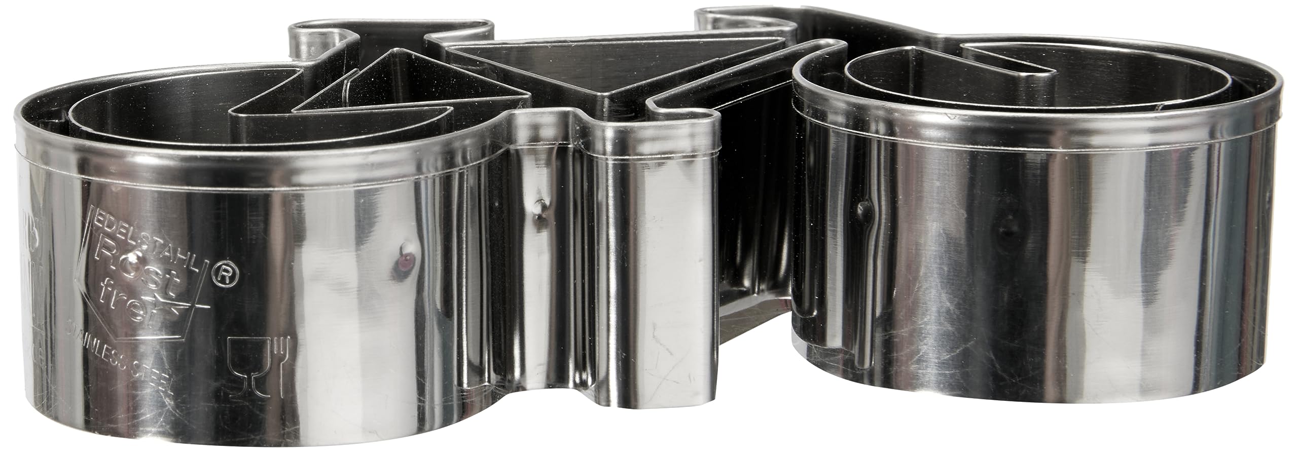 Birkmann 4026883197794 Stainless Steel Cookie Cutter Set - Silver, Durable & Sharp for Baking Cookies, Pastries, and Fondant - Perfect for Holidays, Parties, and DIY Desserts