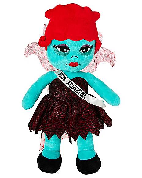 Beetlejuice Ms. Argentina Stuffed Plush Toy - Halloween Decor, Movie Collectible, Gift for Fans | Perfect for Cosplay, Room Decor, and Party Favors