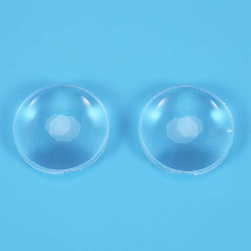 2X 37mm x 45mm BiConvex VR Lenses for Cardboard Virtual Reality Headsets - Perfect for DIY VR Goggles, Smartphone VR Viewing & Immersive Gaming Experiences