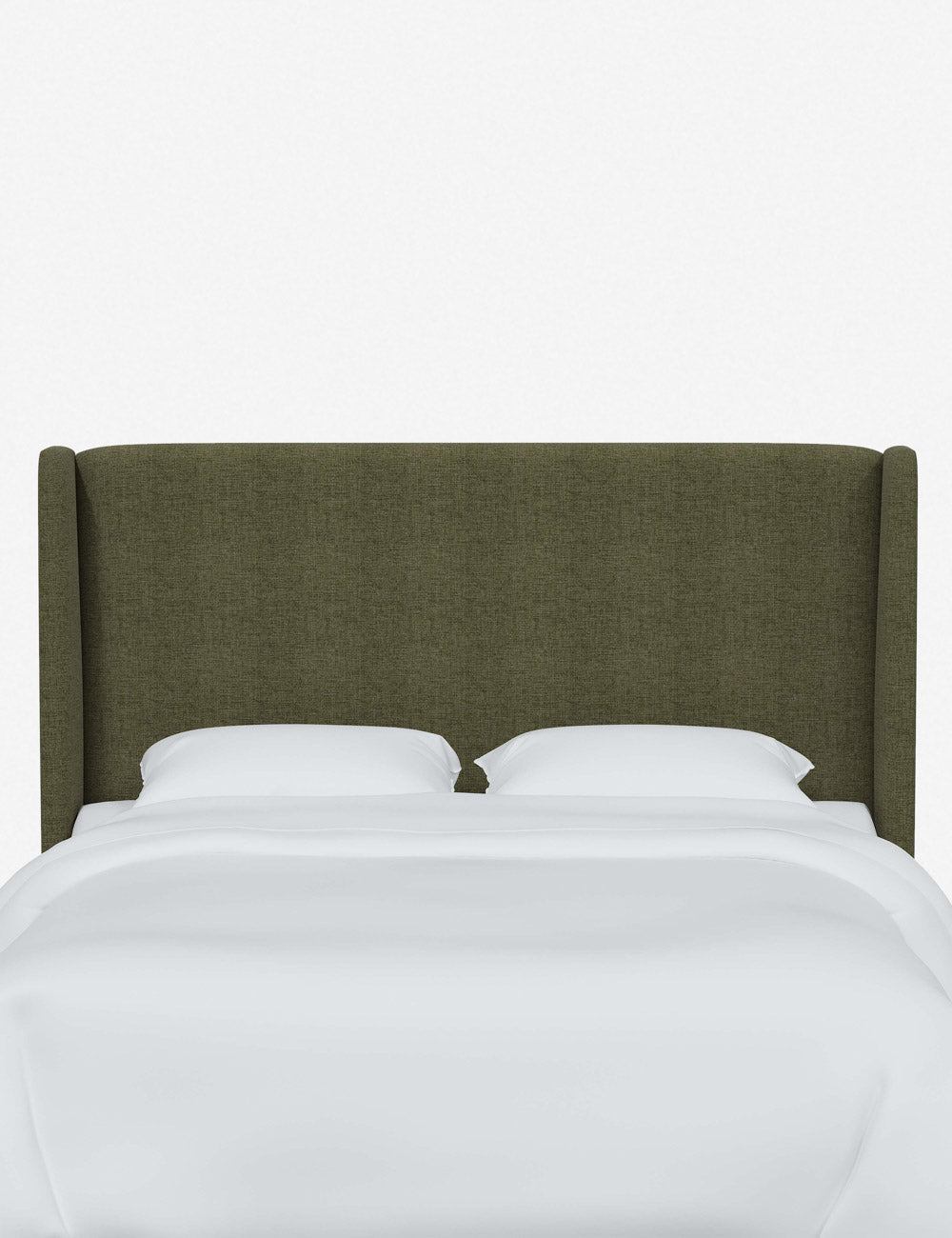 Adara Upholstered Headboard - Queen Size Bed Frame Headboard with Nailhead Trim - Perfect for Master Bedroom, Guest Room & Home Decor
