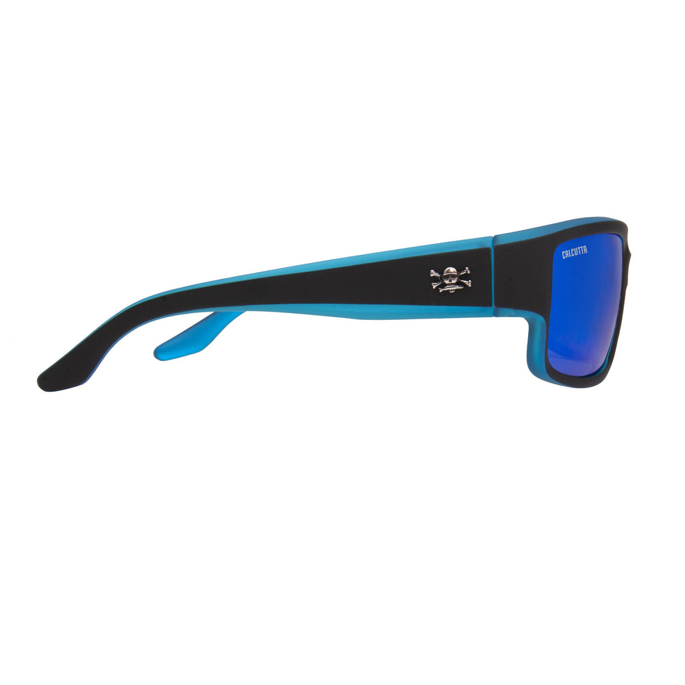 Polarized Wraparound Sports Sunglasses for Cycling & Driving - Blue Mirror Lens - UV Protection, Anti-Glare for Outdoor Activities