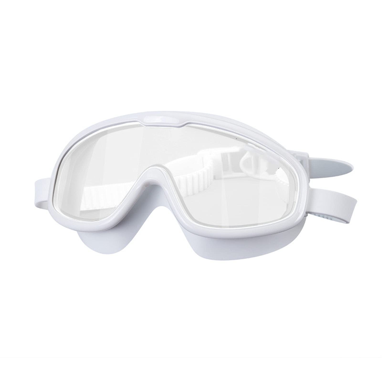 **Waterproof Anti-Fog Swimming Goggles with UV Protection – Large Frame Swim Glasses for Adults & Kids – Ideal for Pool, Beach & Open Water Swimming (Color: Blue)**