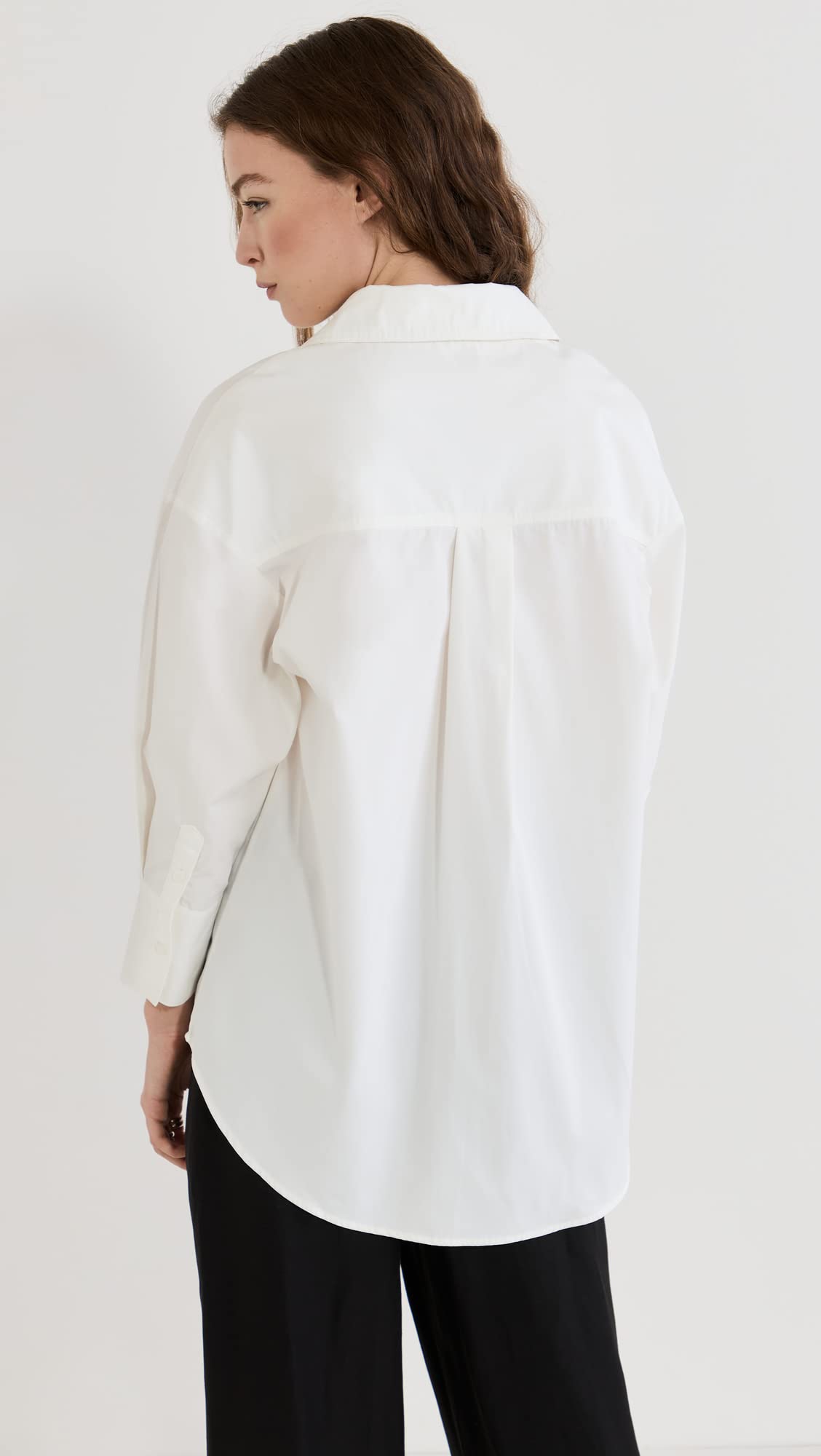 ANINE BING Women's Mika Shirt - Stylish Button Down Blouse for Work & Casual Outfits | Perfect for Office, Date Night & Everyday Wear