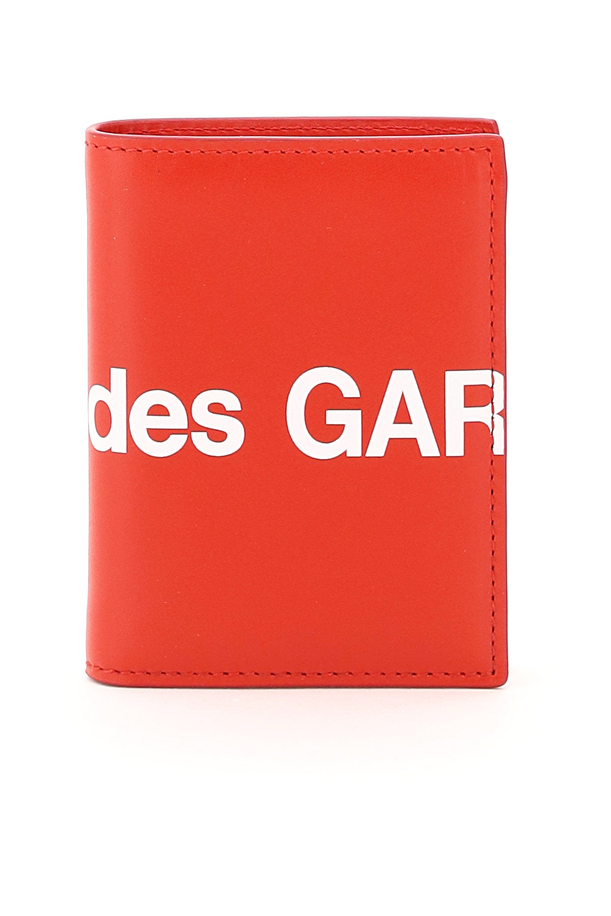 Comme des Garçons Small Bifold Wallet with Large Logo - Stylish Minimalist Card Holder for Men & Women - Perfect for Everyday Use, Travel, and Gifts