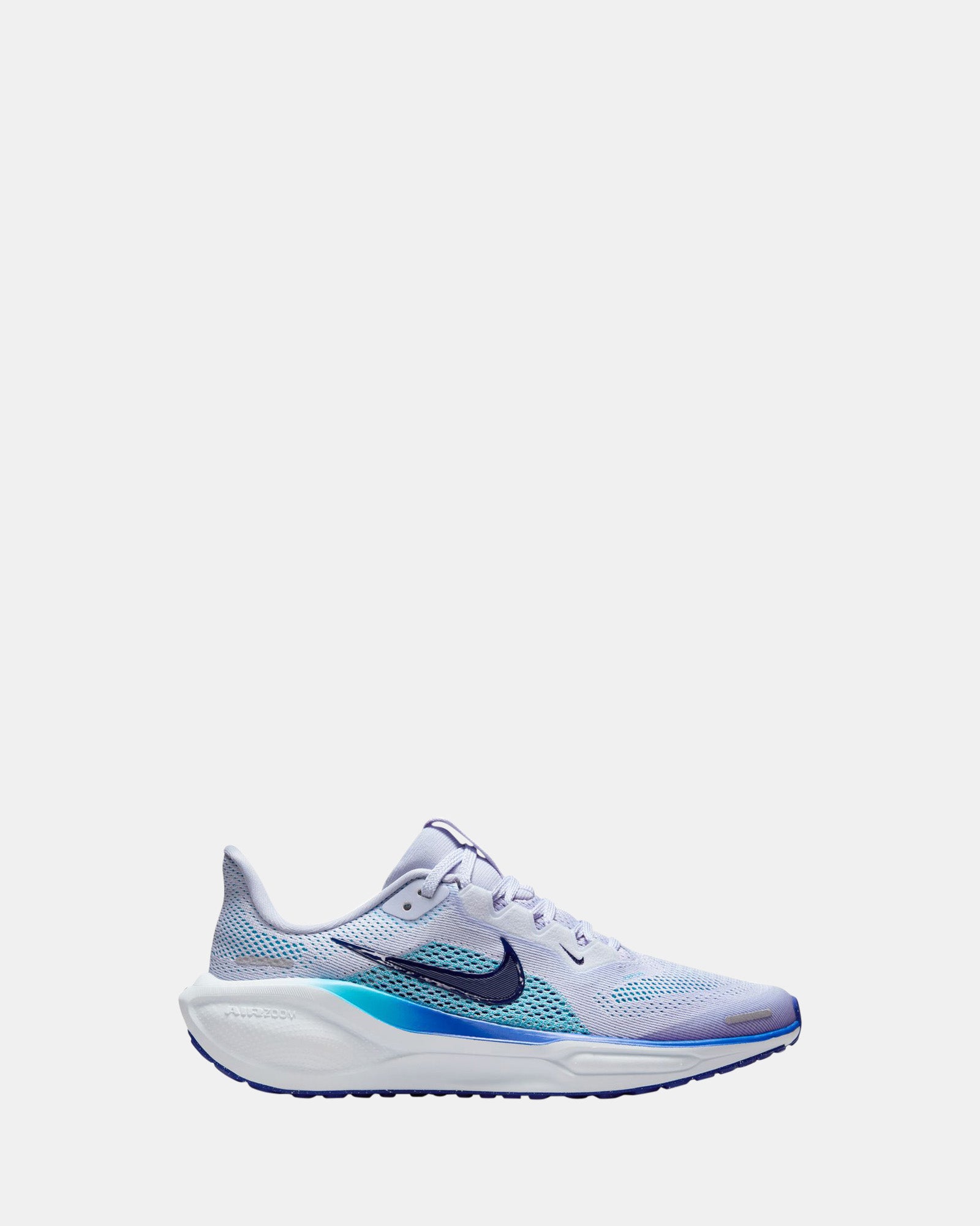 Nike Air Zoom Pegasus 41 Running Shoes for Kids - Ghost/Blue Void/Football Grey | Lightweight Cushioned Sneakers for School, Sports & Daily Activities