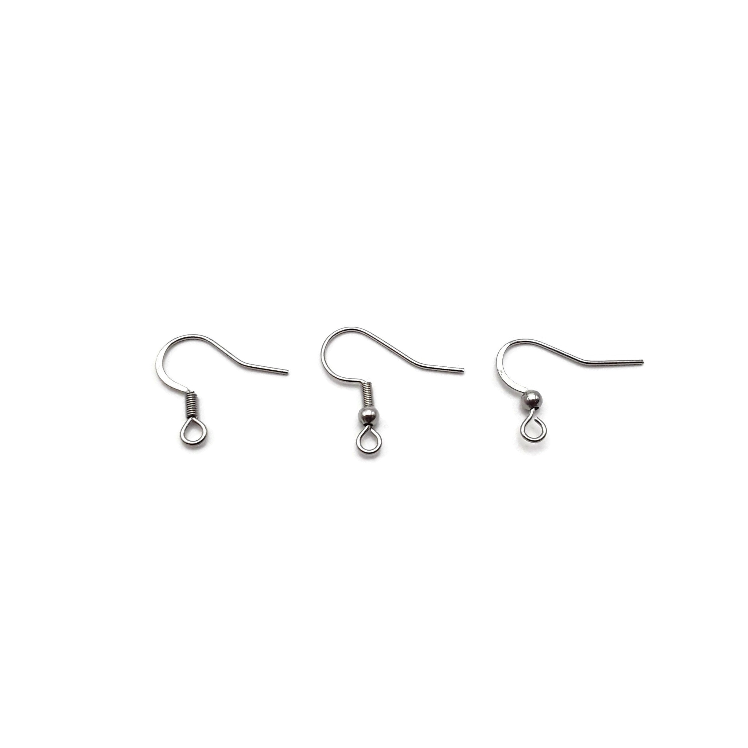Premium 304 Stainless Steel Earring Hooks - 18x20mm (70pcs/Bag) - Hypoallergenic Jewelry Findings for DIY Earrings, Handmade Crafts & Professional Jewelry Making