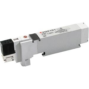 SMC VQ2100NR-51 Single Solenoid Valve, Plug-In DC - Ideal for Pneumatic Systems, Automation Equipment & Industrial Machinery