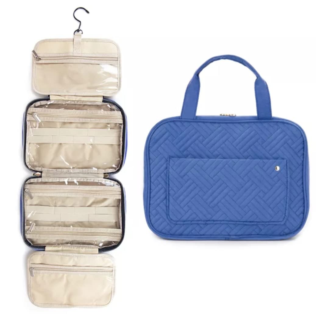 360° Hanging Toiletry Bag - Large Waterproof Travel Organizer for Cosmetics & Toiletries - Perfect for Camping & Gym