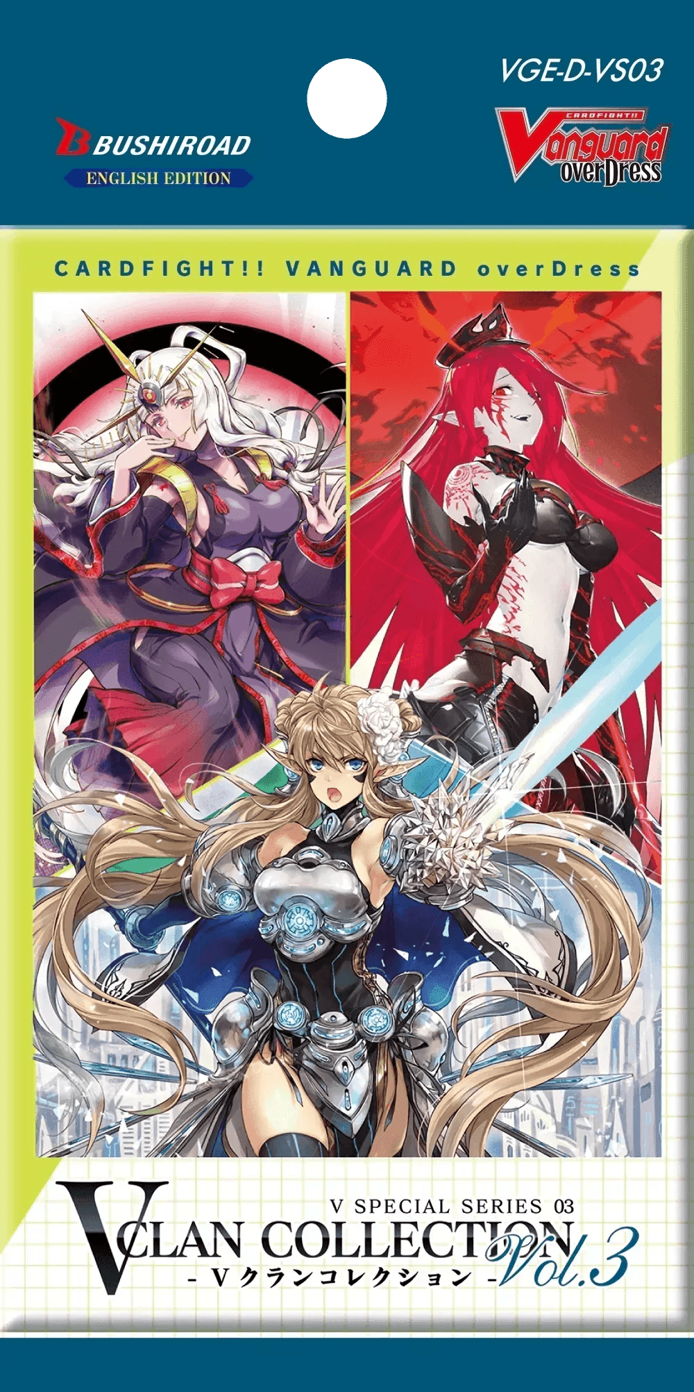 Cardfight!! Vanguard OverDress V Special Series V Clan Collection Vol.3 Booster Pack | Trading Card Game | Collectible Cards for Tournaments & Casual Play