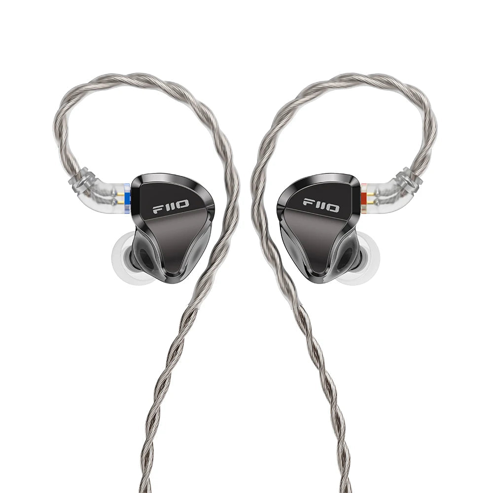 FiiO JadeAudio JH5 Hybrid HiFi In-Ear Earphones with 1DD+4BA Drivers - Perfect for Audiophiles, Music Lovers & Studio Monitoring