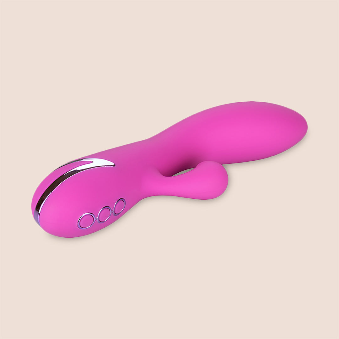 California Dreaming® Malibu Minx Rabbit Vibrator - Powerful Air Suction Clitoral Stimulator for Women, Waterproof & Rechargeable Adult Toy - Perfect for Solo Play & Couples Intimacy