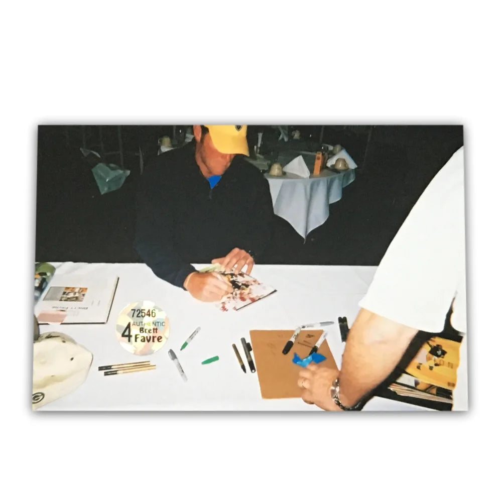 Brett Favre & Ahman Green Dual Signed 8x10 Photo - JSA COA Authenticated Autograph - Green Bay Packers Memorabilia - Perfect for Sports Collectors & Packers Fans Display