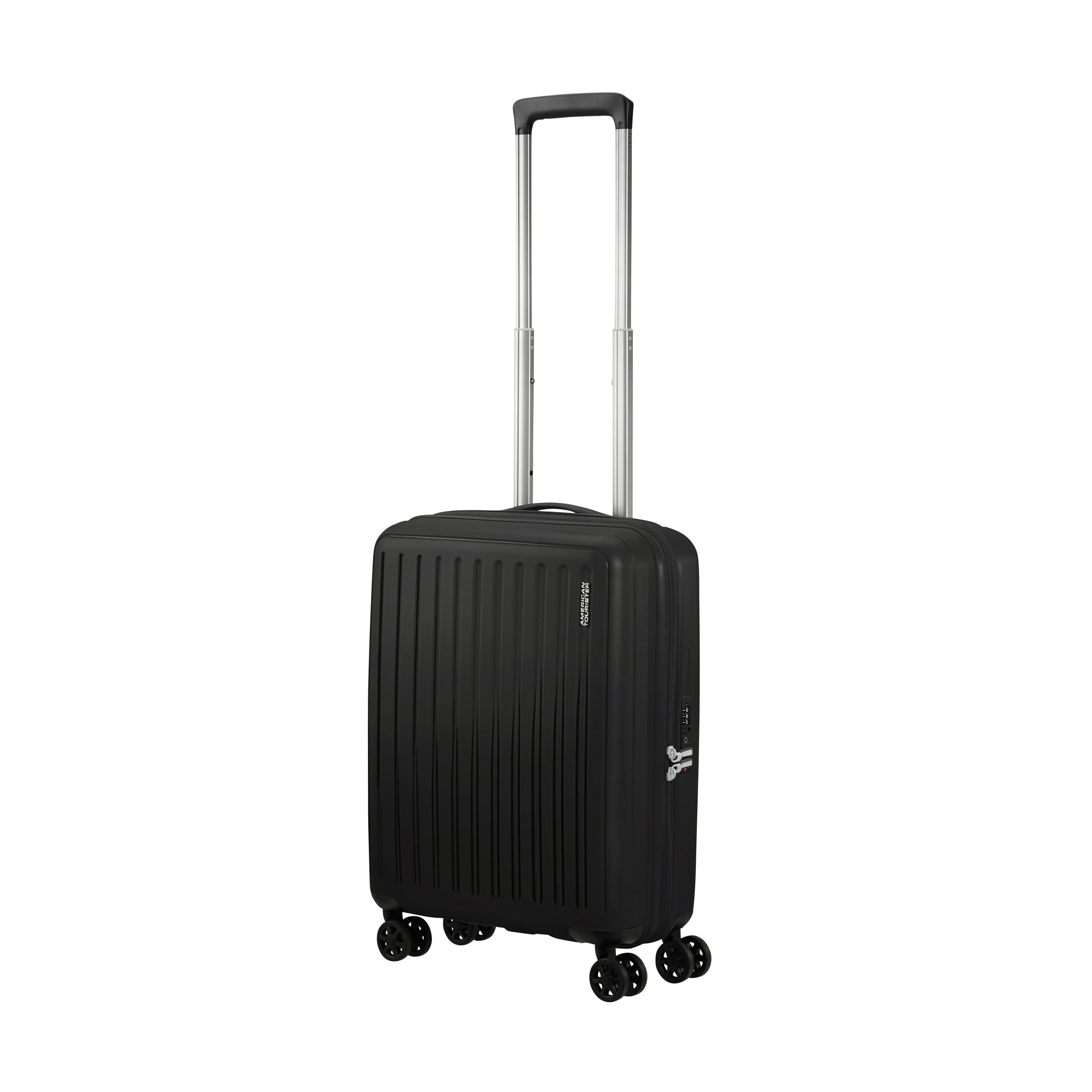 American Tourister Rejoy Expandable Spinner Carry-On Luggage - Lightweight Suitcase for Air Travel, Business Trips & Weekend Getaways