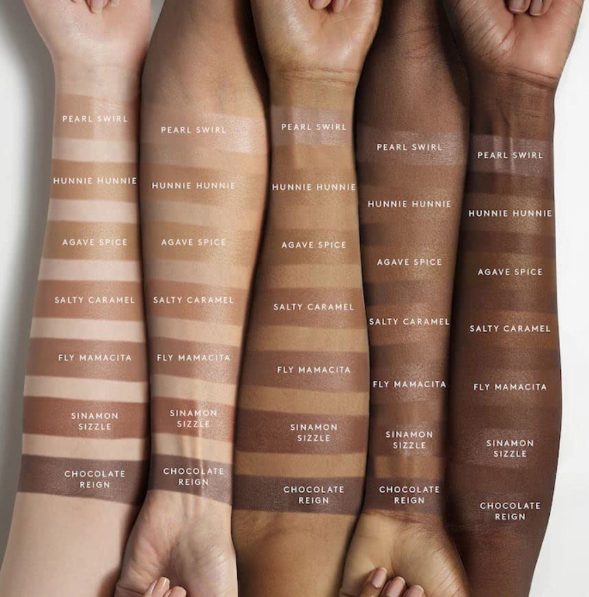 Fenty Beauty by Rihanna Body Sauce Luminizing Tint - Shade 01 Pearl Swirl | Hydrating Glow Body Makeup for Legs, Shoulders & Décolleté | Vegan & Cruelty-Free