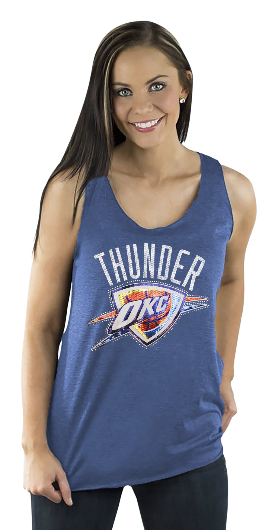 Gameday Couture NBA Women's Racerback Tank Top for All Teams - Stylish Basketball Jersey for Women, Perfect for Game Day, Workouts, and Casual Wear