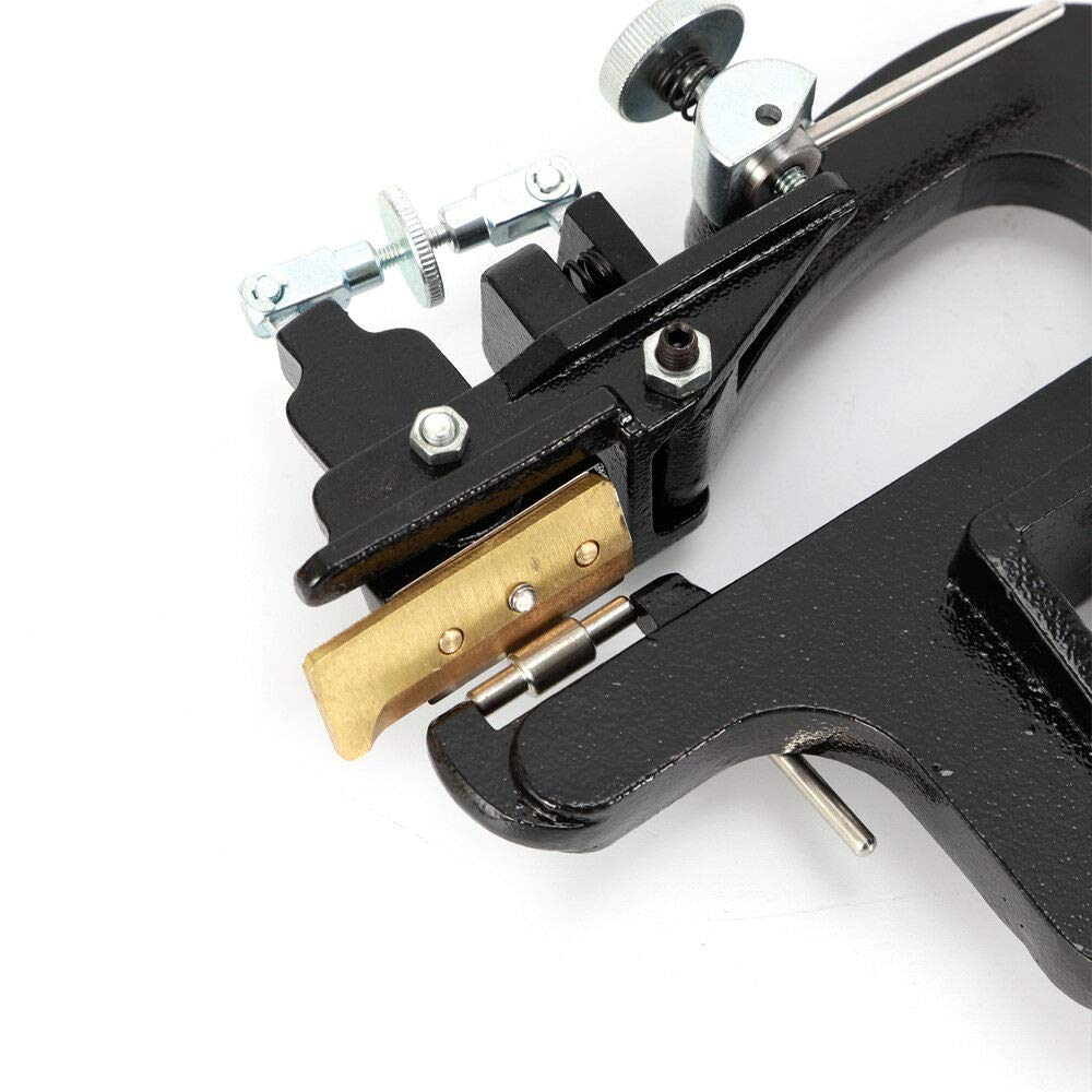 VPABES Manual Leather Skiving Machine - Professional Leather Edge Splitter & Peeler Tool with Blade for Leather Crafting | Perfect for DIY Leather Projects, Shoe Repair & Bag Making