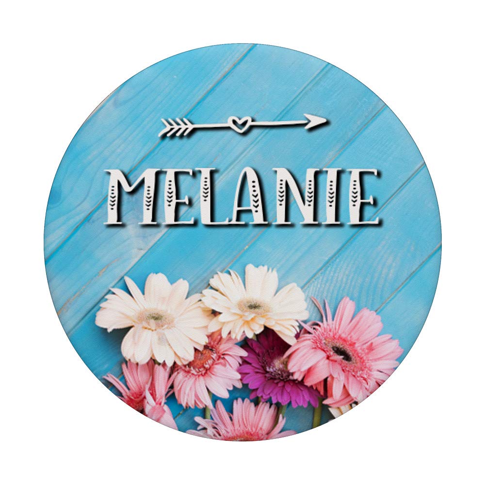 Melanie Flowers Gift - Rose, Pink, Blue, Black Barnboard Floral Arrangement for Home Decor, Wedding Centerpieces & Special Occasions