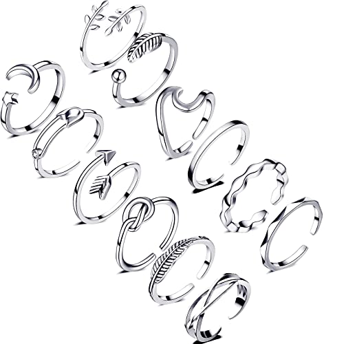 12PCS Silver A