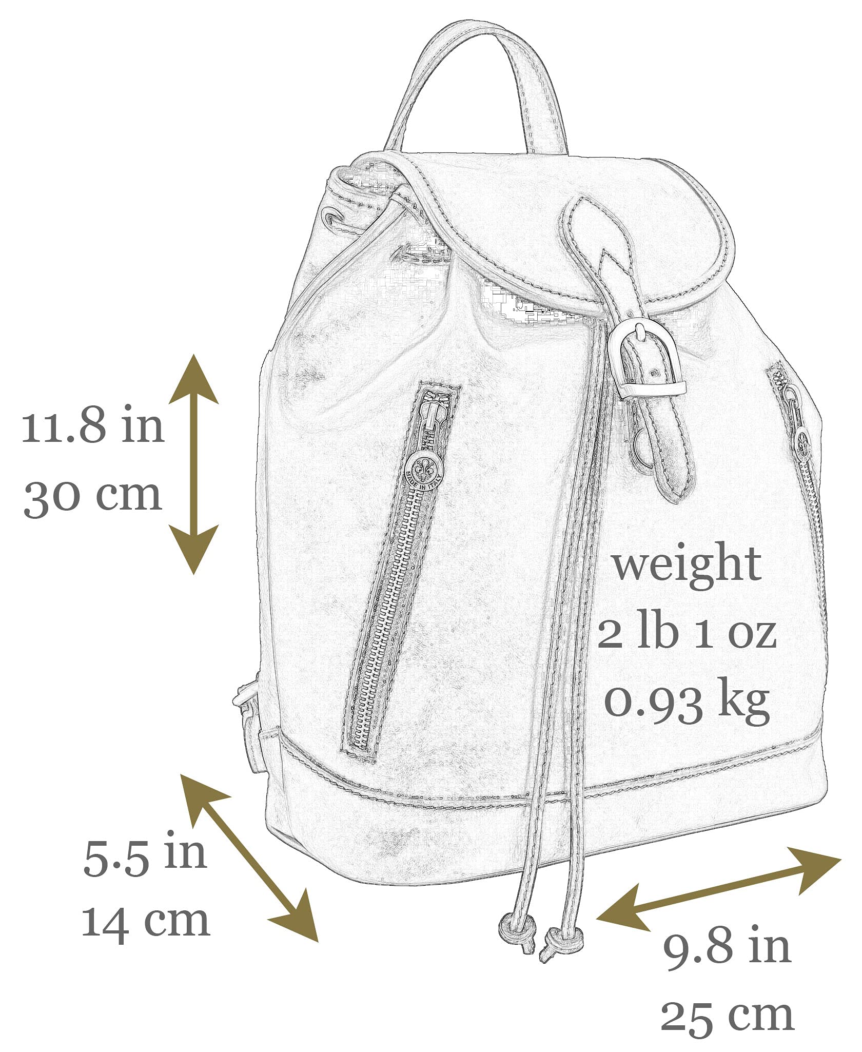 Durable Women's Leather Backpack - Stylish Small Business Casual Purse for Ladies (Brown) | Perfect for Work, Travel & Everyday Use