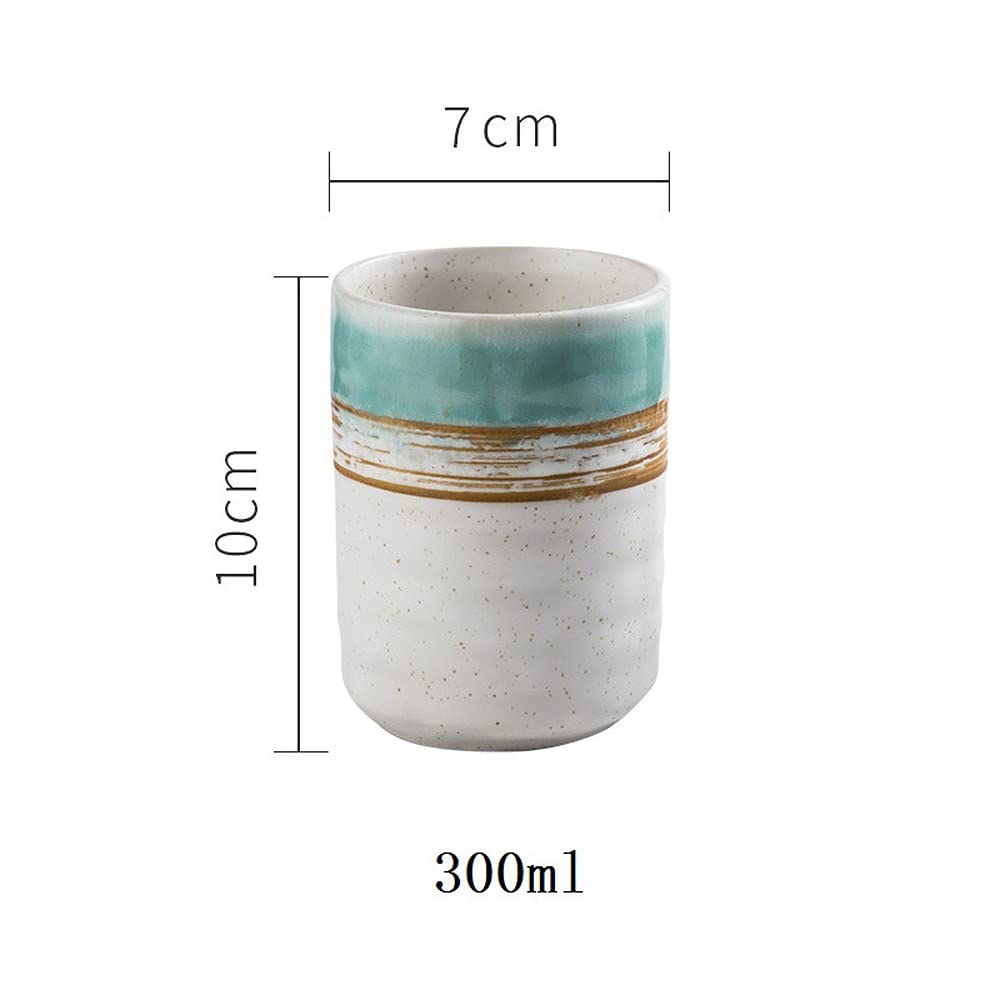 Vintage Style Ceramic Coffee Mug - Retro Design Porcelain Tea Cup with Unique Personality - Perfect for Home, Office, and Gift Giving