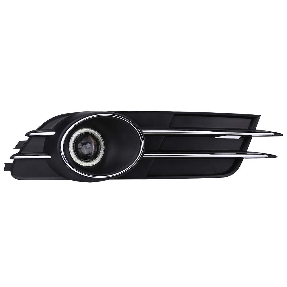 2011-2015 C7 Corvette Front Bumper Fog Light Kit - Left & Right LED Lamps with Wiring Harness & Grille Covers | Perfect for Night Driving & Off-Road Adventures