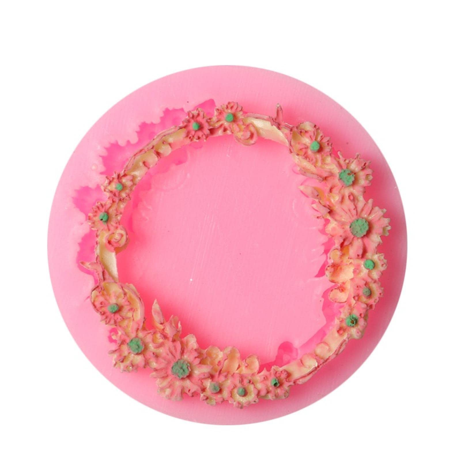 Premium Silicone Fondant Molds & Chocolate Molds - Flower Photo Frame Baking Tools for Cake Decorating, DIY Soap Making - Perfect for Birthday Cakes, Wedding Desserts, and Handmade Gifts