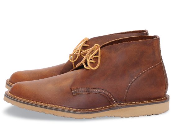Men's WEEKENDER CHUKKA 3322 Boots in Copper Rough & Tough Leather - Comfortable Casual & Work Boots for Outdoor Adventures and Daily Wear