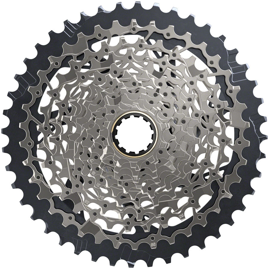 SRAM XPLR XG 1271 12-Speed Cassette - 10-44T, Silver, XDR Driver Body Compatible | Perfect for Gravel & Road Bikes, Mountain Biking & Cycling Adventures