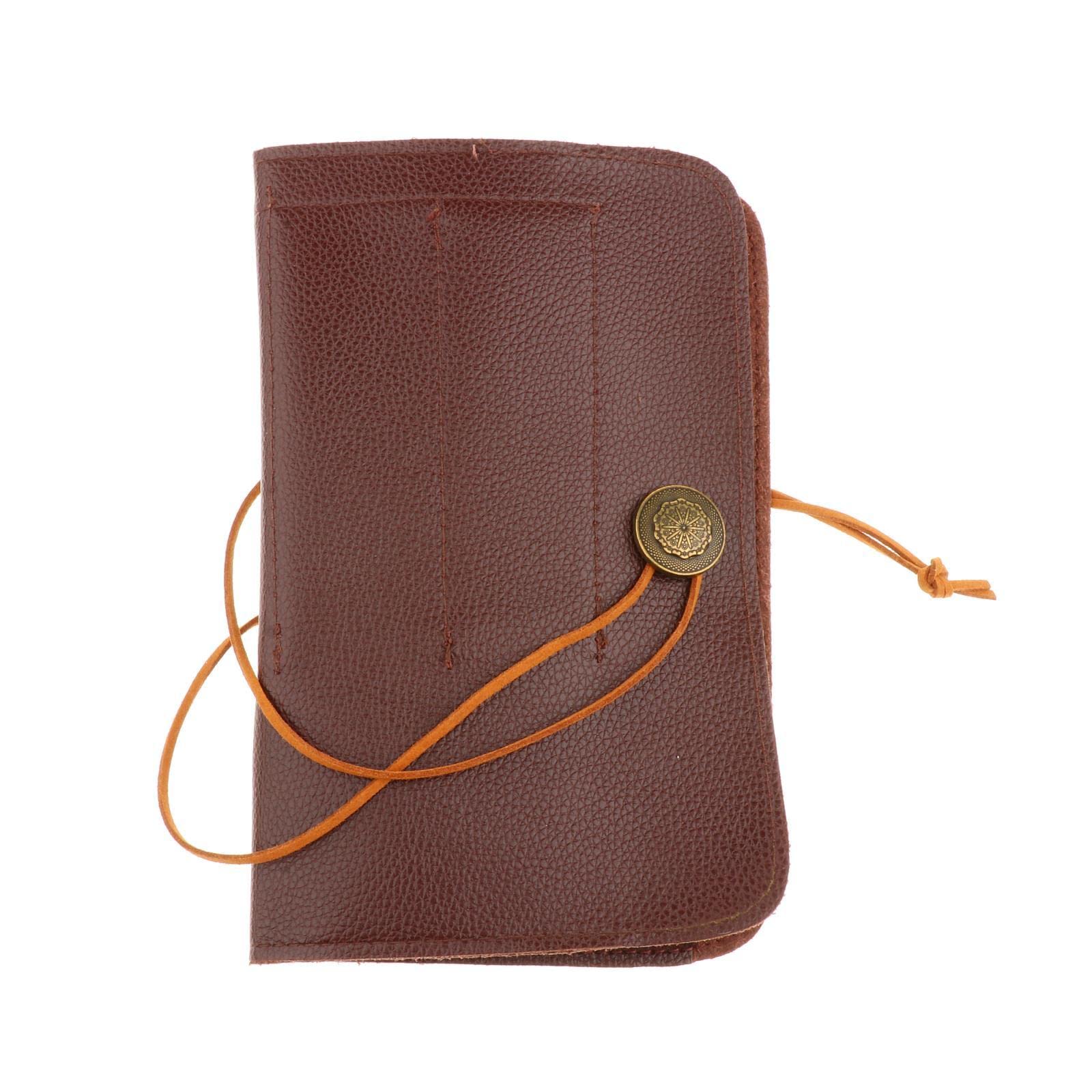 CALANDIS® PU Leather Roll Up Knife Pouch - Compact Storage Organizer for Chef Knives, Kitchen Tools & Camping Gear | Perfect for Home Kitchen, Outdoor Cooking & Travel
