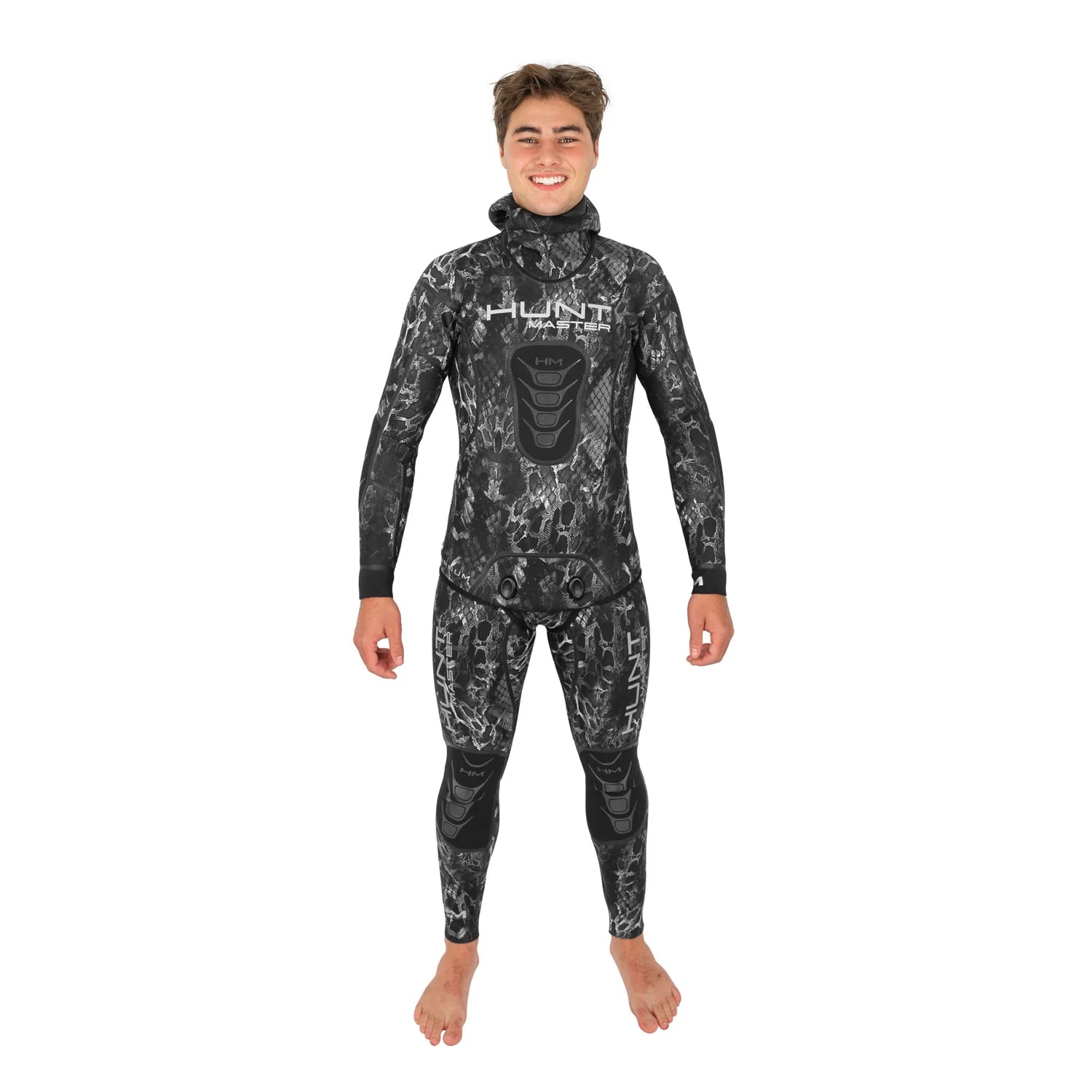 Hunt Master Burnum Huntsman or Huntress Wetsuit - 3.5mm/5mm Camo Series for Spearfishing, Scuba Diving & Water Sports