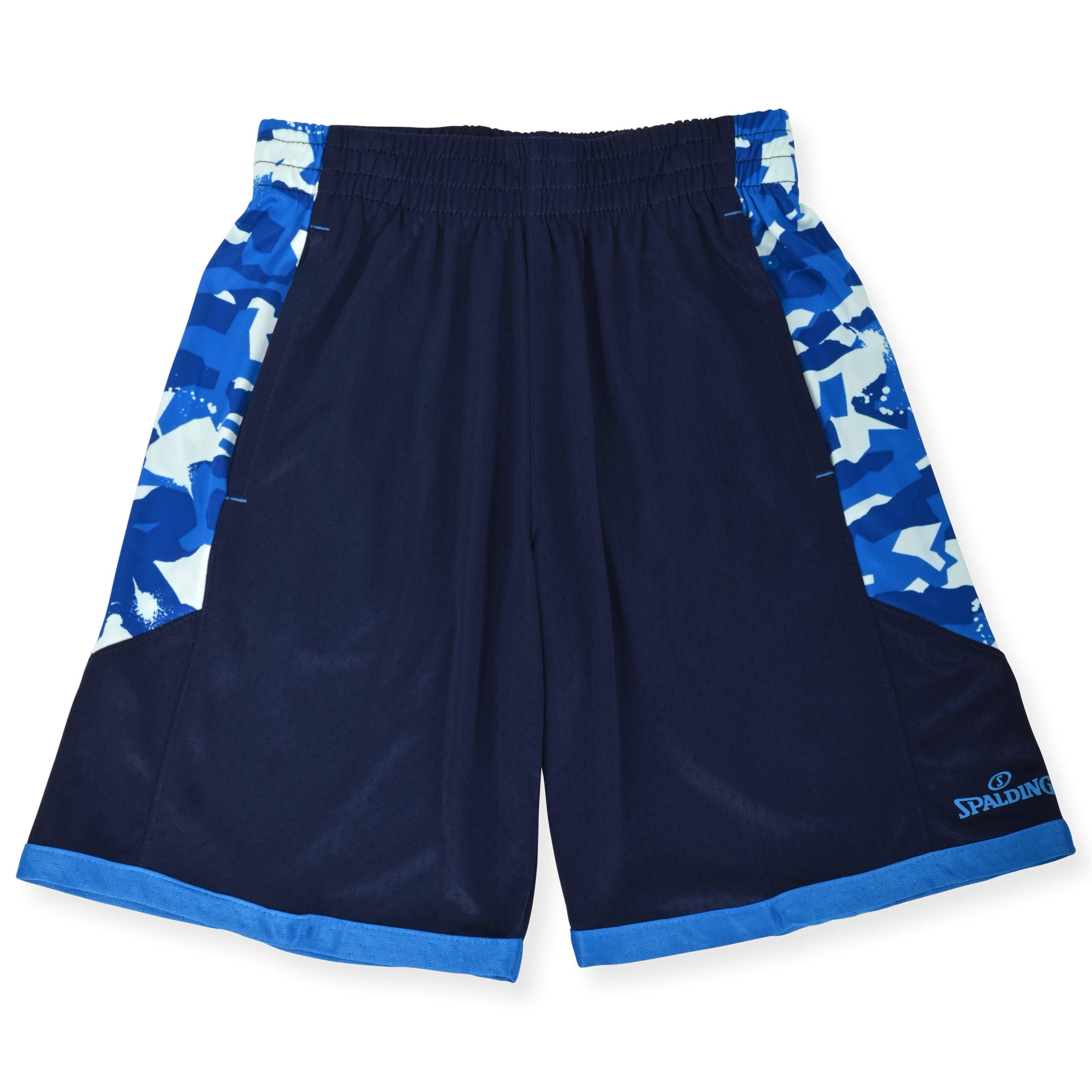 Spalding Boys' Performance Athletic Basketball Shorts - Breathable Gym Shorts for Youth Sports & Training - Perfect for Basketball, Running, and Workouts